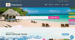 Desktop Screenshot of clickontours.com